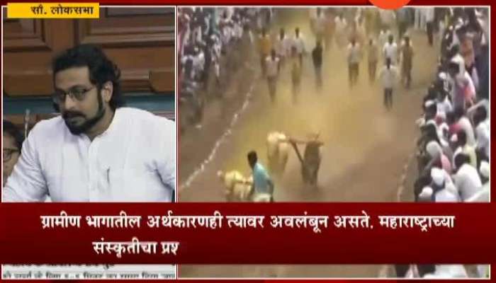 New Delhi NCP MP Amol Kolhe Presented Bullock Cart Race Question In Zero Hours