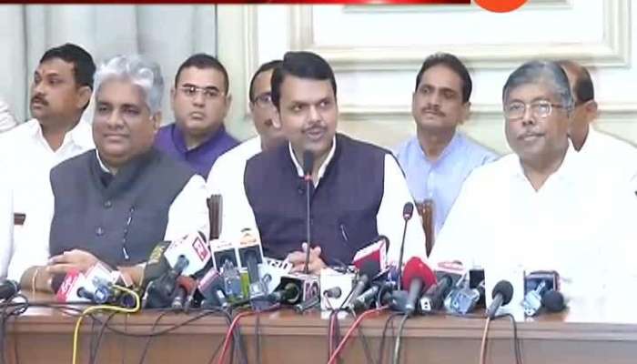 Devendra Fadnavis Press Conference 26 November 2019