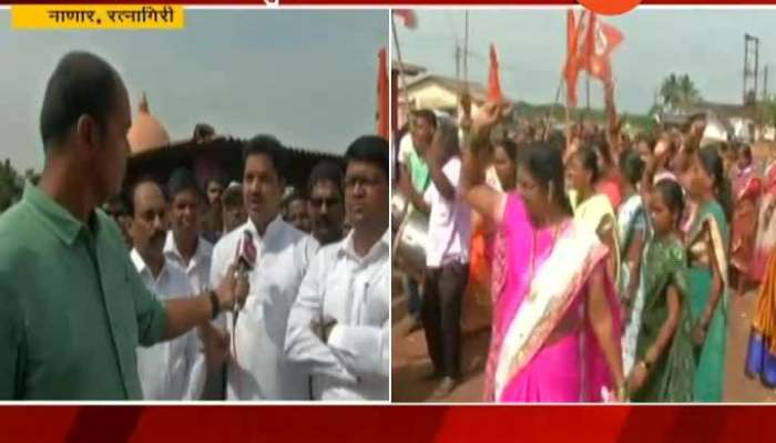 Ratnagiri Nanar Villagers Celebrating As CM Thackeray Ordered To Withdraw Cases Against Protestor