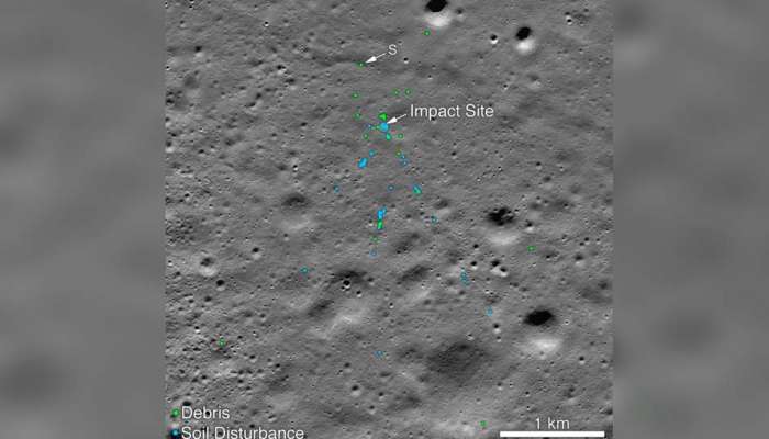 Chandrayaan2 : NASAला सापडले विक्रम लँडरचे अवशेष 