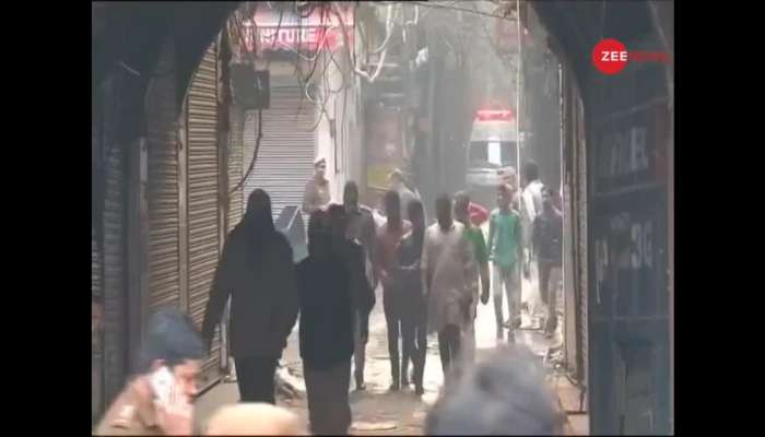 दिल्ली : अनाज मंडी परिसरातील त्याच इमारतीला पुन्हा लागली आग