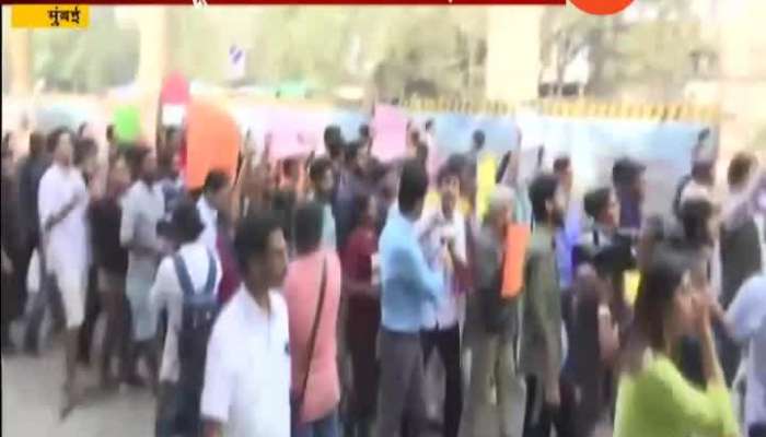 MUMBAI PROTEST MARCH FOR SUPPORT TO JAMIA STUDENTS ON CAB