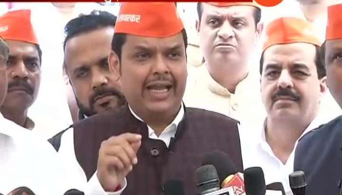 Devendra Fadnavis gets angry after not allowing to talk about Sawakr in Maharashtra assembly winter sesion