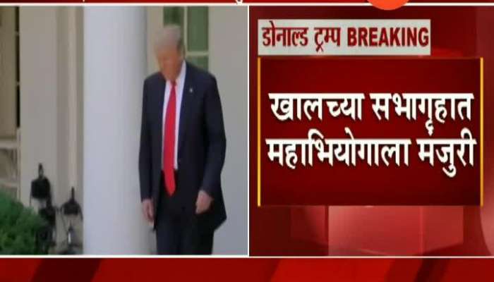 America President Donald Trump Impeached By US House