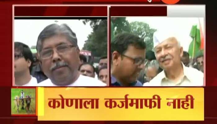  Chandrakant Patil And Sushil Kumar Shinde On Farmer Loan Waive Off