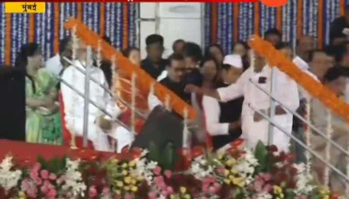 NCP Leader Nawab Malik Taking Oath As Cabinet Minister Of Maharashtra