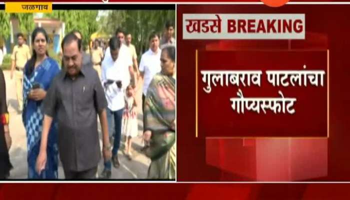 BJP Leader Madhav Bhandari On Eknath Khadse And Shiv Sena Leader Gulabroa Patil