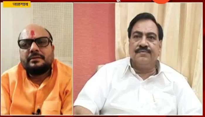 Jalgaon Shiv Sena Leader Gulabrao Patil On Eknath Khadse In Contact With Shiv Sena