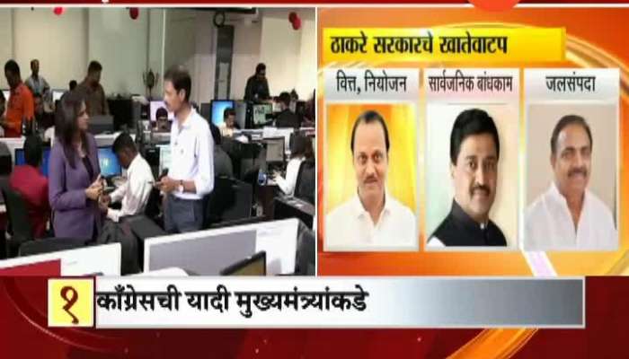 Mumbai Congress Portfolio List Submit To CM Uddhav Thackeray