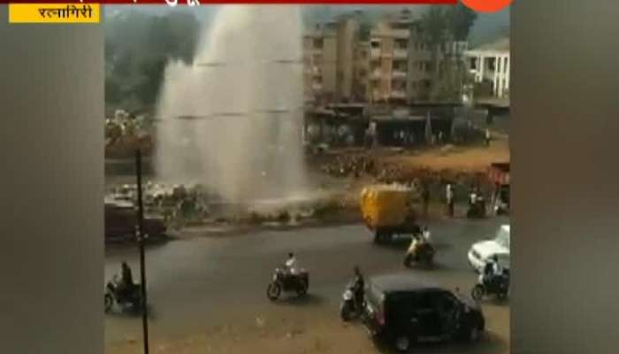 Ratnagiri Pipeline Burst and water waste