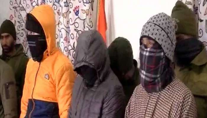 Jammu Kashmir : पाच दहशतवादी ताब्यात; मोठ्या हल्ल्याचा कट उधळला  