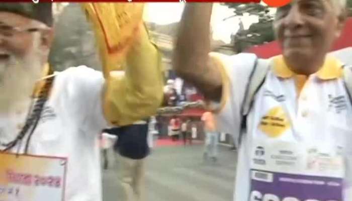 Senior Citizens Excited For Participating In Mumbai Marathon