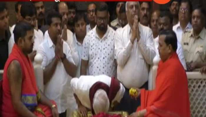 BJP LEader Ram Shinde And NCP Minister Chhagan Bhujba In Sai Baba Birth Controversy