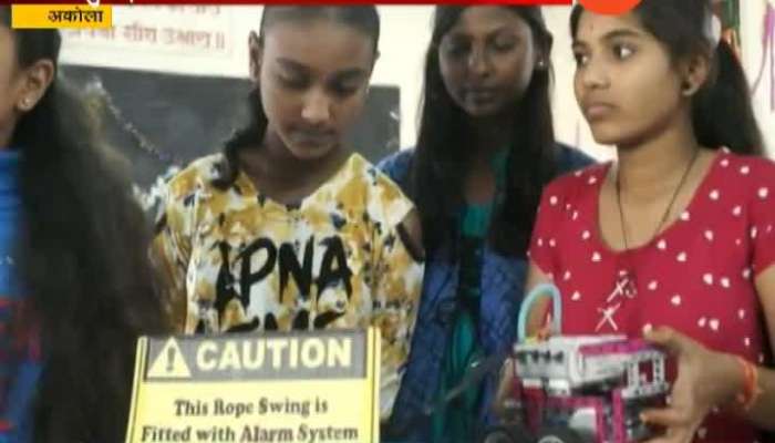 Akola Manutai Kanya Shala Wins Robotics Competation Leaving 200 Schools Back