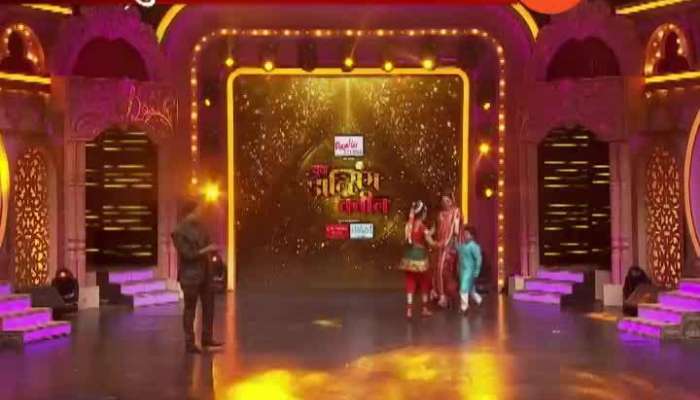 Spotlight Tuzyat Jeev Rangala Fame Ladu On Set Of Yuva Dancing Queen