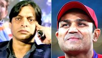 'जेवढे तुझ्या डोक्यावर केस नाहीत, तेवढे...' शोएब अख्तरचा सेहवागवर निशाणा