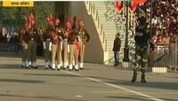  प्रजासत्ताक दिनानिमित्त वाघा बॉर्डरवर जल्लोष