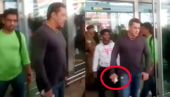 VIDEO : सलमान भडकला, सेल्फी घेणाऱ्या चाहत्यासोबत असे केले वर्तन