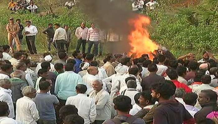 हिंगणघाट जळीतकांड पीडितेवर शोकाकुल वातावरणात अंत्यसंस्कार
