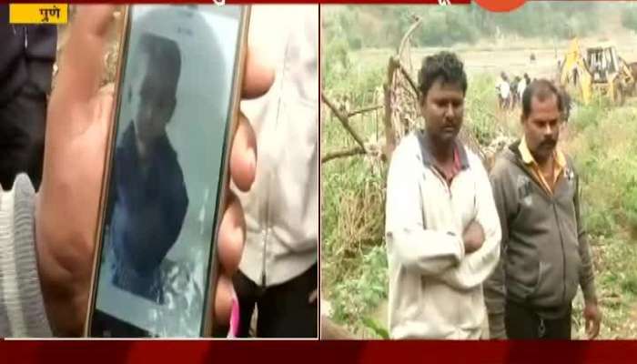 Pune Two Yrs Old Sanskar Sabale Flown Away In Nallah Search Operation Begins