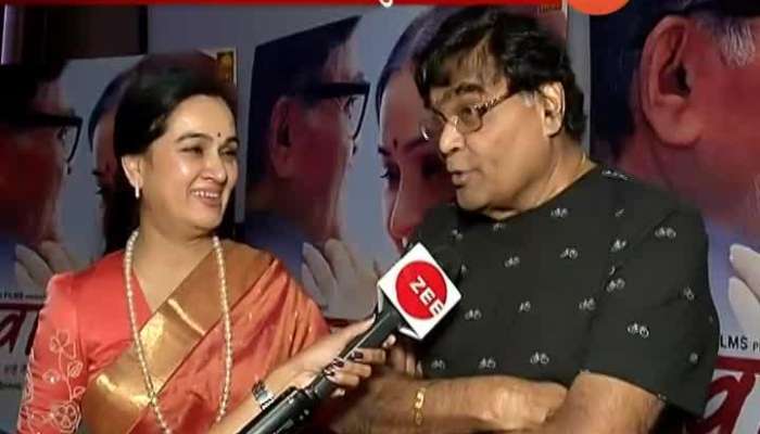 Spotlight Ashok Sharaf And Padmini Kolhapure On Promotion Of Marathi Movie Pravas