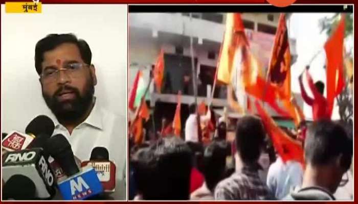 Mumbai Shiv Sena And BJP Leaders On Madhya Pradesh Shivaji Maharaj Statue Broken