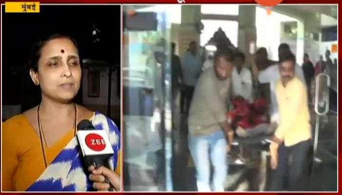 Mumbai BJP Leader Chitra Wagh Stopped From Meeting Lasalgaon Woman Burnt Victim In Hospital