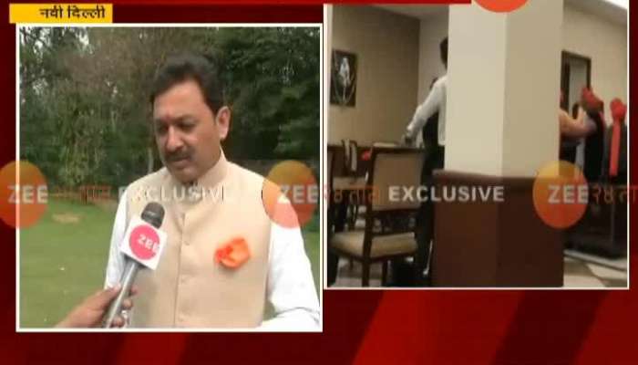 New Delhi MP Sambhajiraje Chhatrapati On Chaos In Maharashtra Sadan