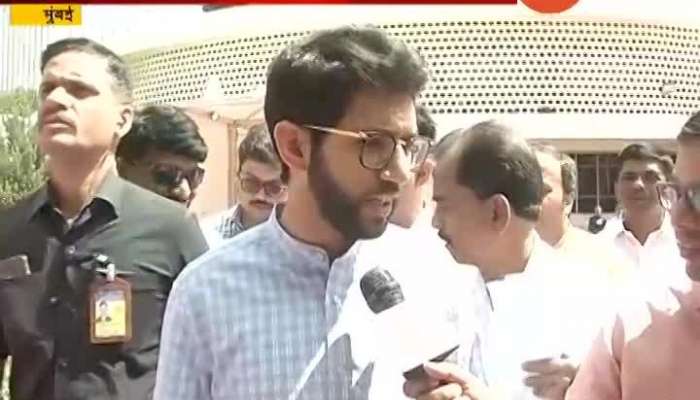 Mumbai Shiv Sena Minister Aditya Thackeray On BJP Protest On Farmer Loan Waive Off