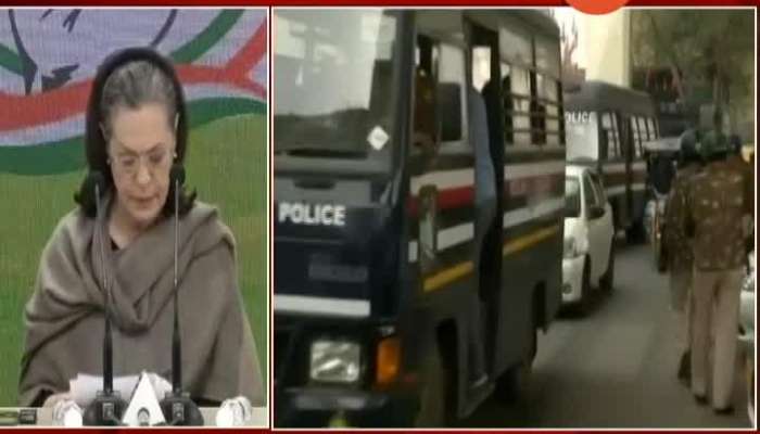 New Delhi Congress Leader Sonia Gandhi Criticise BJP Government For Delhi Violence