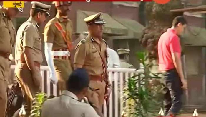 Mumbai Cops Give Guard Of Honour To CP Sanjay Barve Ib Farewell Ceremony