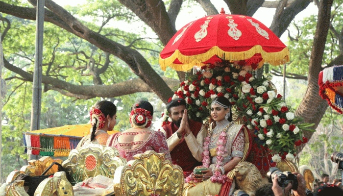 भारतातील शाहीविवाह, ५०० कोटींच्या विवाह सोहळ्यातील काही क्षण