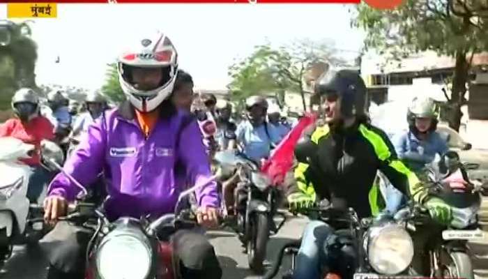 Mumbai Womens Participated In She Can Ride Bike Rally On International Womens Day