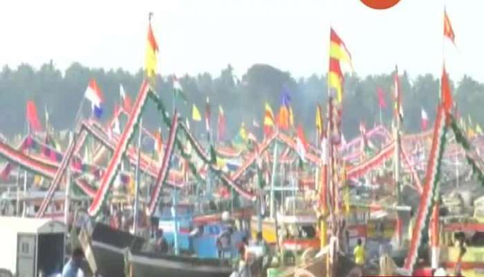 Raigad Koli People Decorated Boat On Eve Of Holi Festival