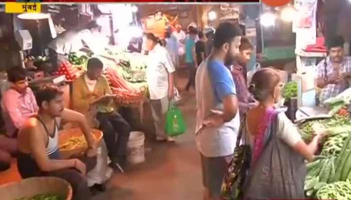 Mumbai Dadar Old Bhaji Market No Customer For Fear Of Coronavirus