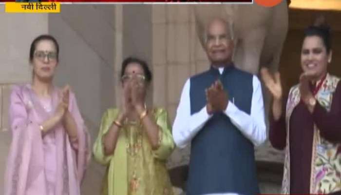 New Delhi President Ramnath Kovind Clap Against Coronavirus