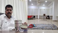 कोरोनामुळे सरपंचांची घरपोच सुविधा, ग्रामपंचायत कार्यालयातच बनवलं घर 