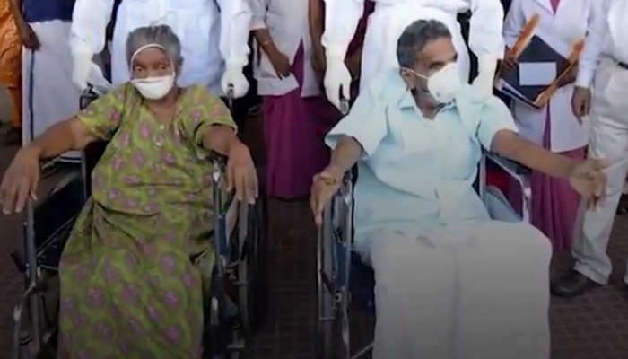 दिलासा : देशातील सर्वाधिक वयोवृद्ध कोरोनाग्रस्त दाम्पत्याला रुग्णालयातून डिस्चार्ज 