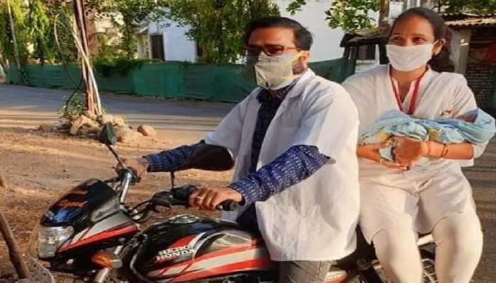 नवजात बालकाचा जीव वाचविण्यासाठी डॉक्टरच बनले ऍम्ब्युलन्स चालक 