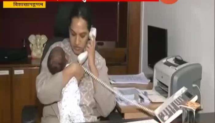 Visakhapatnam IAS Officer Resumes On Duty With Infant Baby Within One Month