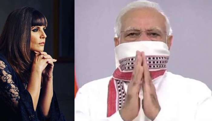 पंतप्रधान मोदींचा गमछा पाहून सेलिब्रिटी फॅशन डिझायनर म्हणते.... 