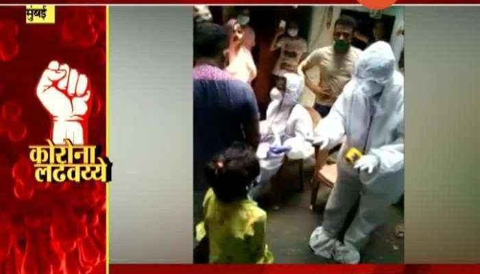 MUMBAI DHARAVI THANKS TO DOCTORS FIGHTS WITH CORONA