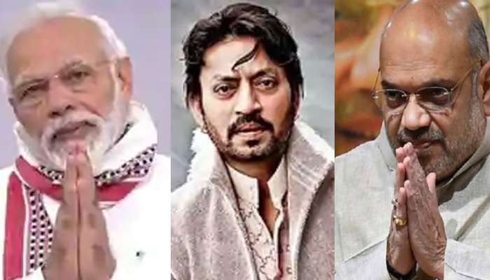 पंतप्रधान मोदी, अमित शाहंकडून इरफान खानला श्रद्धांजली