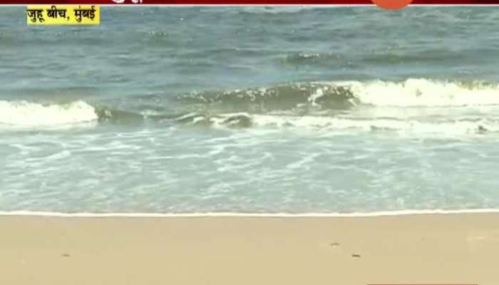 Mumbai Juhu Beach Clean And Beautiful As No Pollution In Lockdown