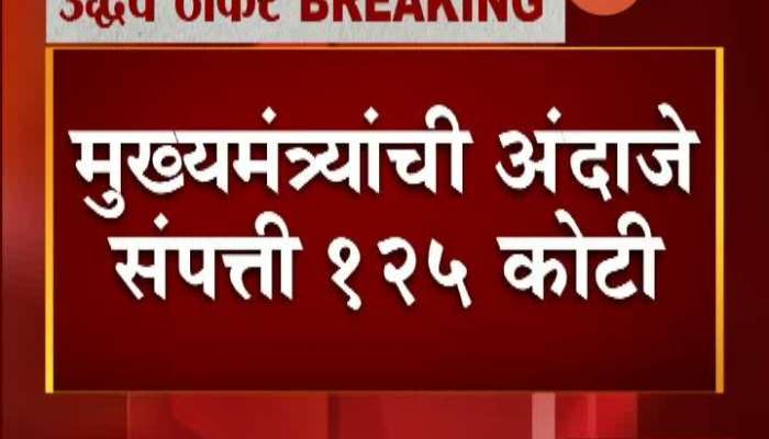 Maharashtra CM Uddhav Thackeray Declared Asset