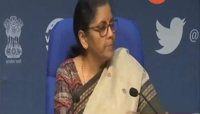 New Delhi Press Conference By Union Finance Minister Nirmala Sitharaman