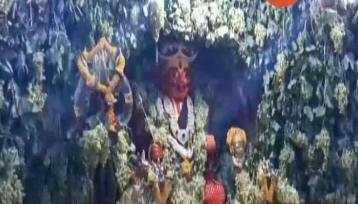 Jejuri Khandoba Temple Decorated With Grapes Jejuri Khandoba Temple Decorated With Grapes