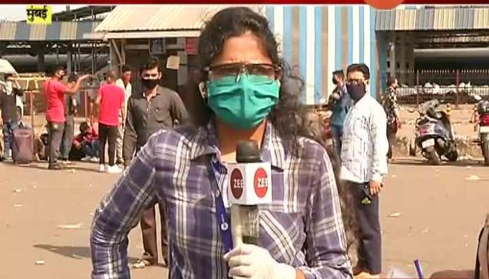 Mumbai LTT Station Police Blocked Zee 24 Taas Reporter