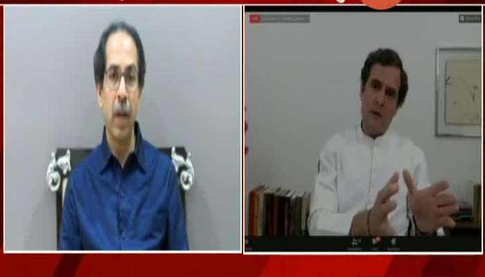 Mumbai Rahul Gandhi Phone Conversation With CM Uddhav Thackeray