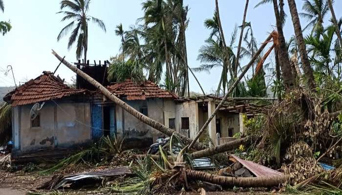 चक्रीवादळ नुकसान । राज्य सरकार NDRF नियमापेक्षा जास्त मदत करणार